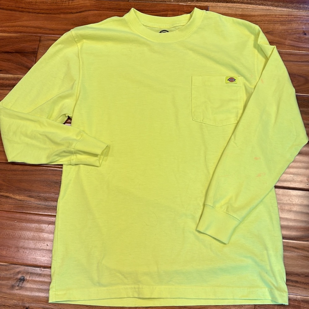 Dickies Neon Yellow Long-Sleeve Shirt